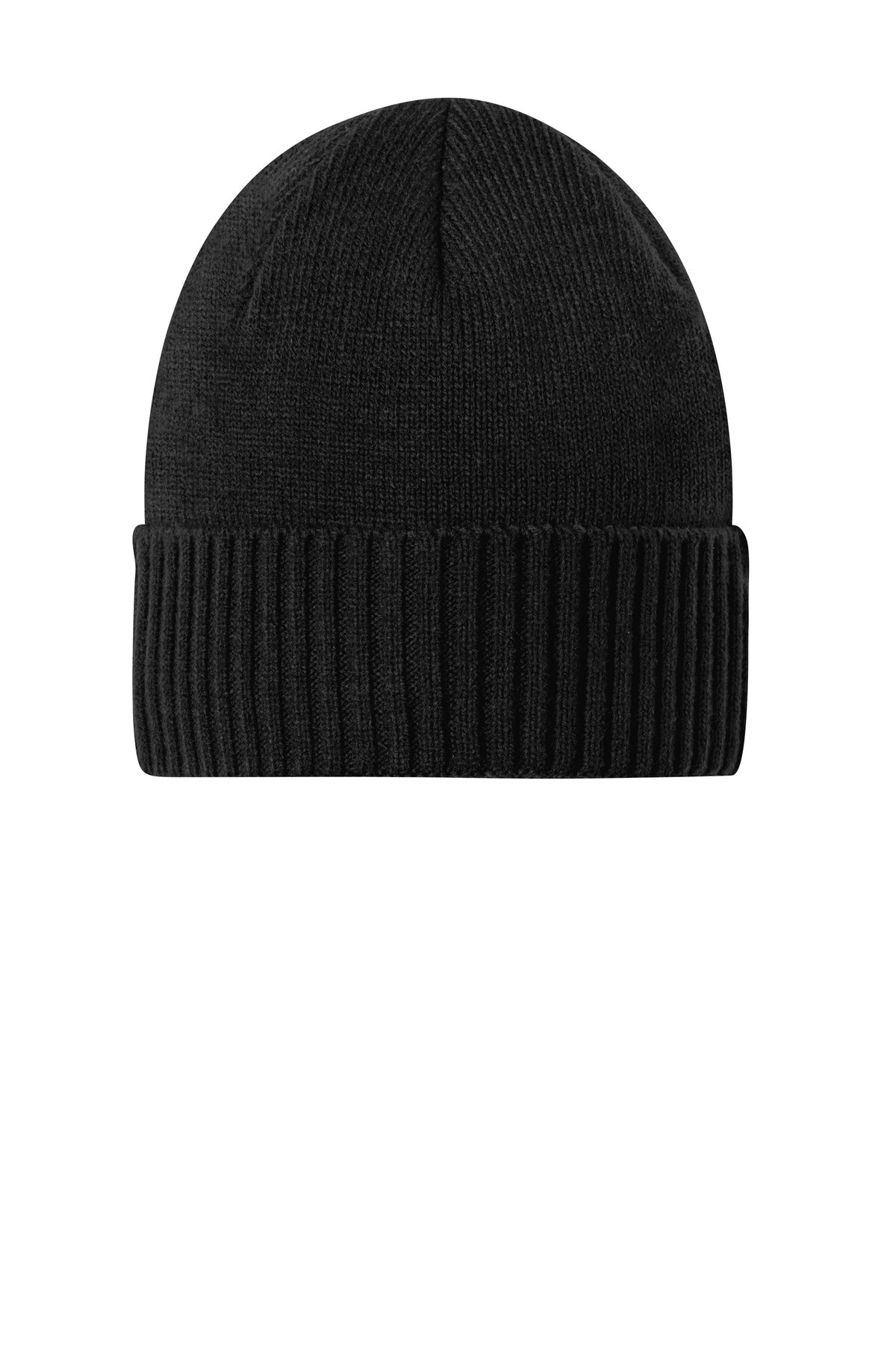 Port Authority Rib Knit Cuff Beanie C951 - Deep Black