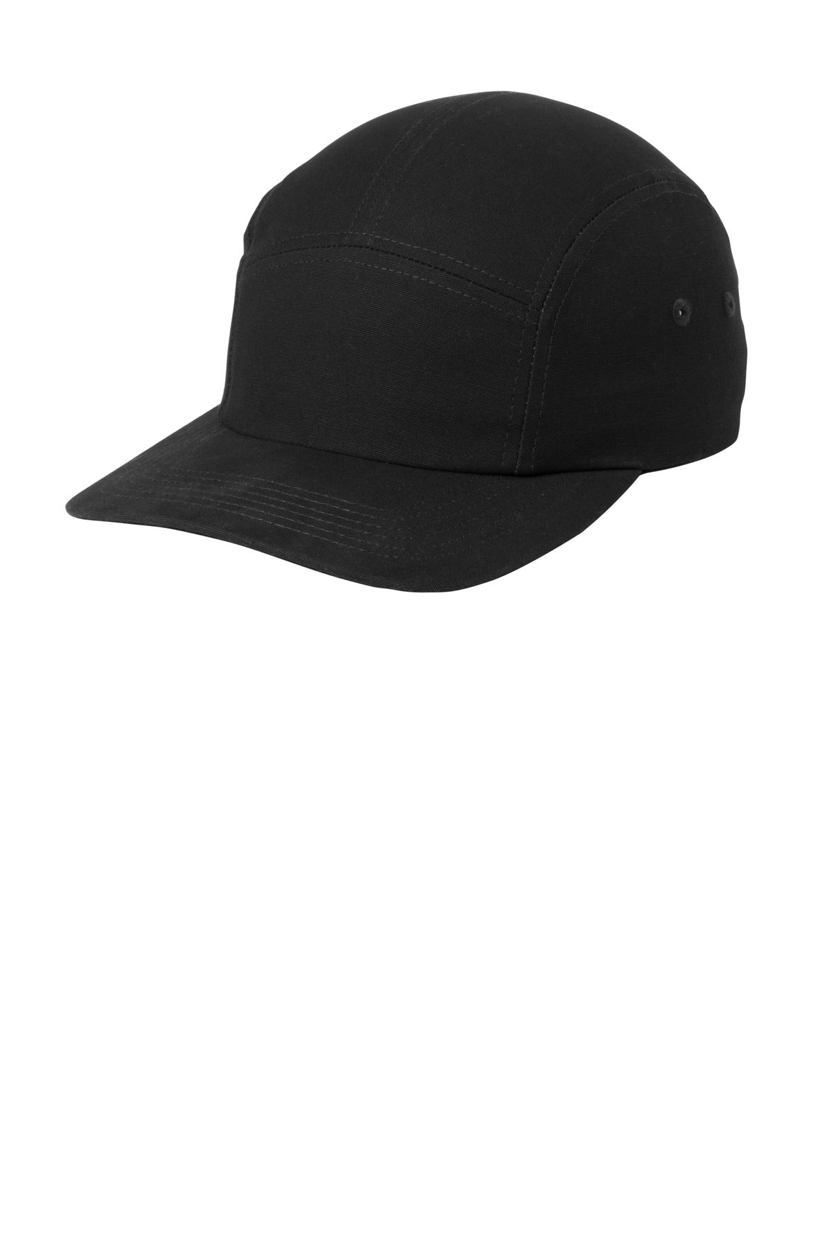 Port Authority Brushed Cotton Camper Cap C970 - Black