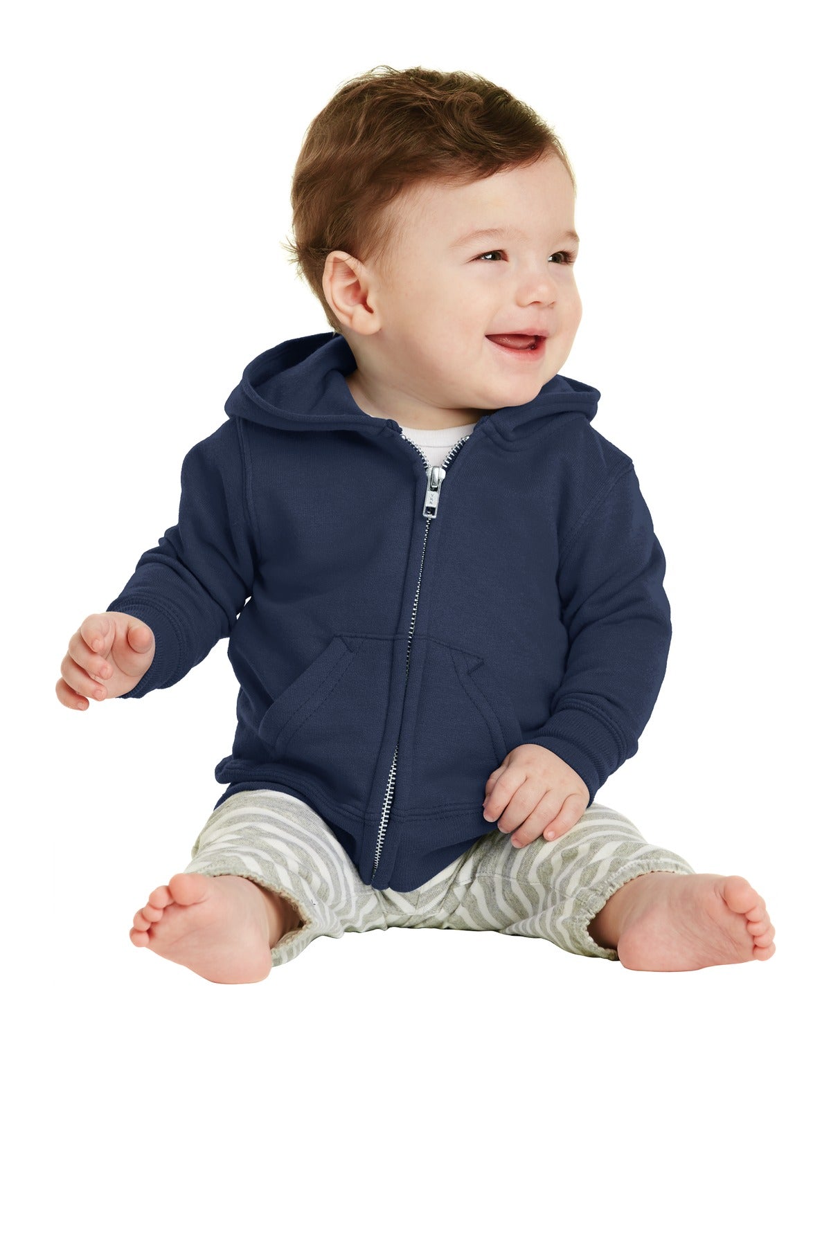 Port & Company  Infant Core Fleece Full-Zip Hooded Sweatshirt. CAR78IZH