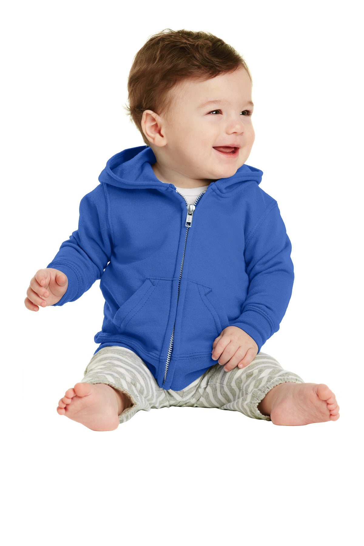 Port & Company  Infant Core Fleece Full-Zip Hooded Sweatshirt. CAR78IZH