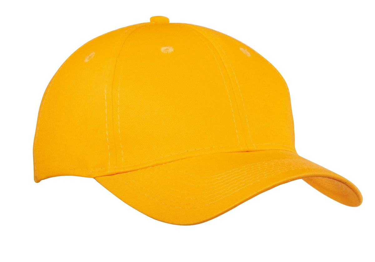 Port Authority Six-Panel Twill Cap. CP80 - Athletic Gold