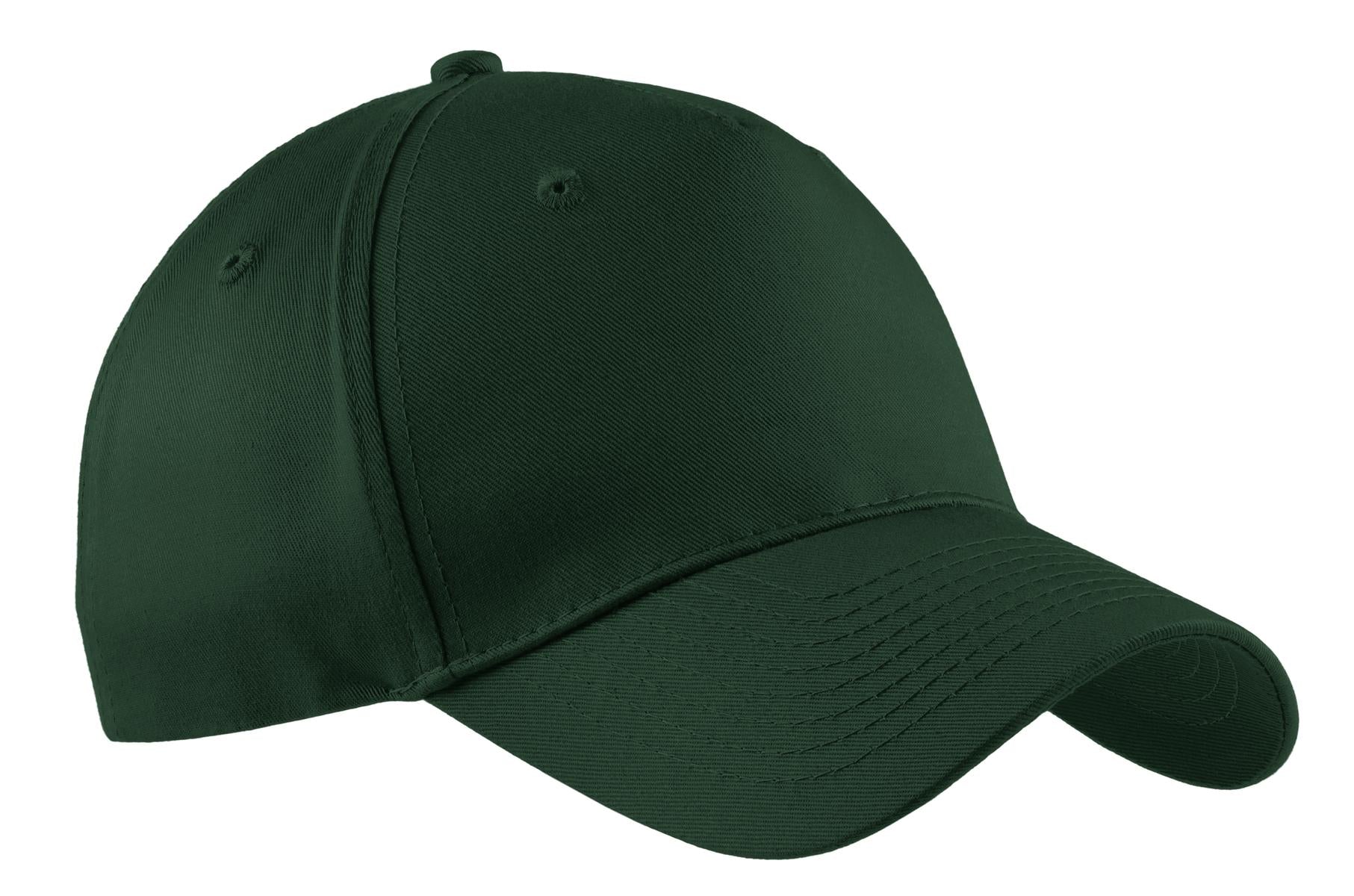 Port & Company Five-Panel Twill Cap.  CP86