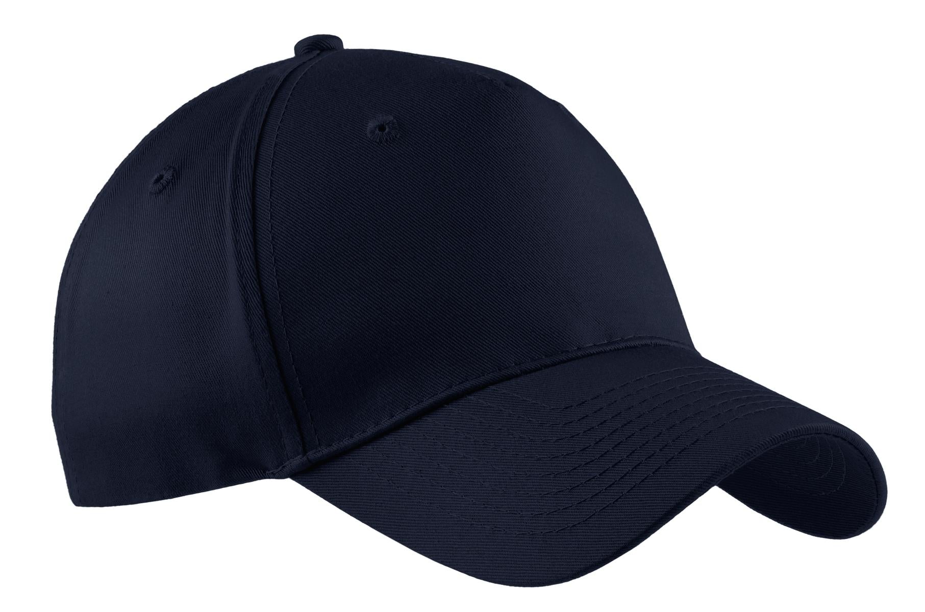 Port & Company Five-Panel Twill Cap.  CP86