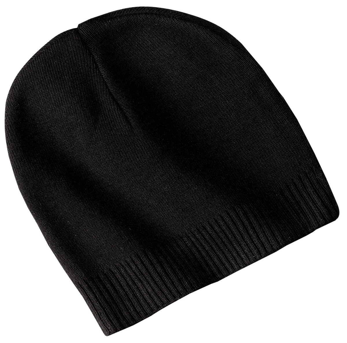 Port Authority 100% Cotton Beanie. CP95 - Black
