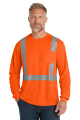 CornerStone   ANSI 107 Class 2 Mesh Long Sleeve Tee. CS201