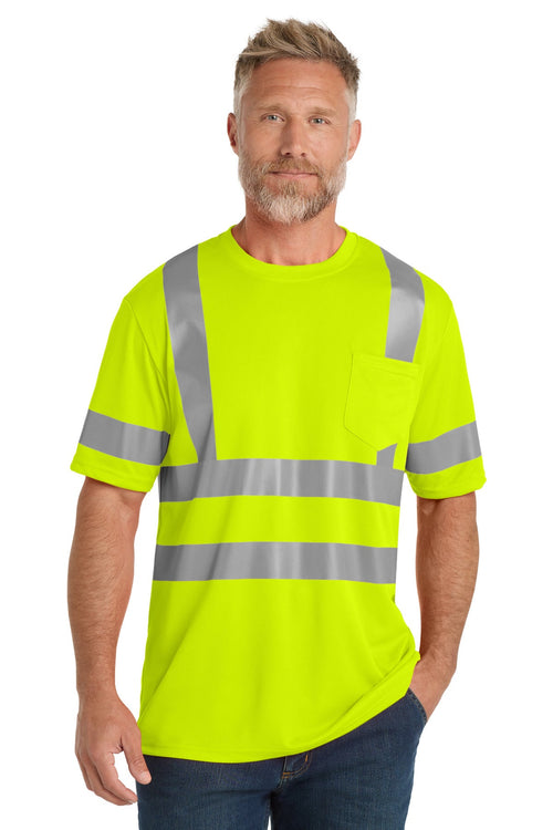 CornerStone CS202 Class 3 Mesh Tee - Safety Yellow