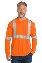 CornerStone  ANSI 107 Class 2 Long Sleeve Safety T-Shirt. CS401LS