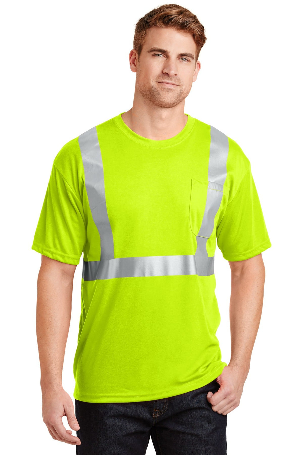 CornerStone CS401 Class 2 Safety T-Shirt - Safety Yellow