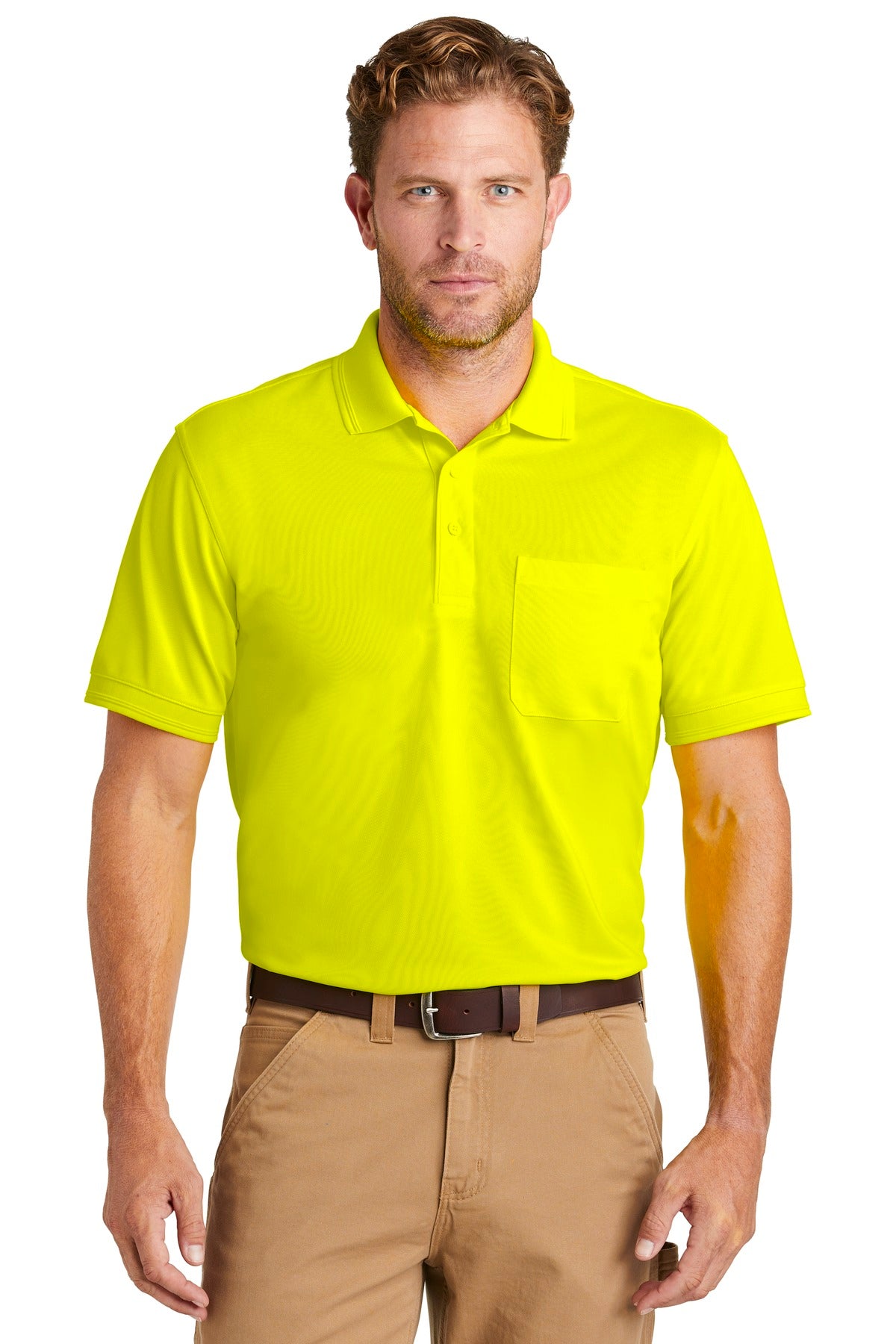 CornerStone   Industrial Snag-Proof Pique Pocket Polo. CS4020P