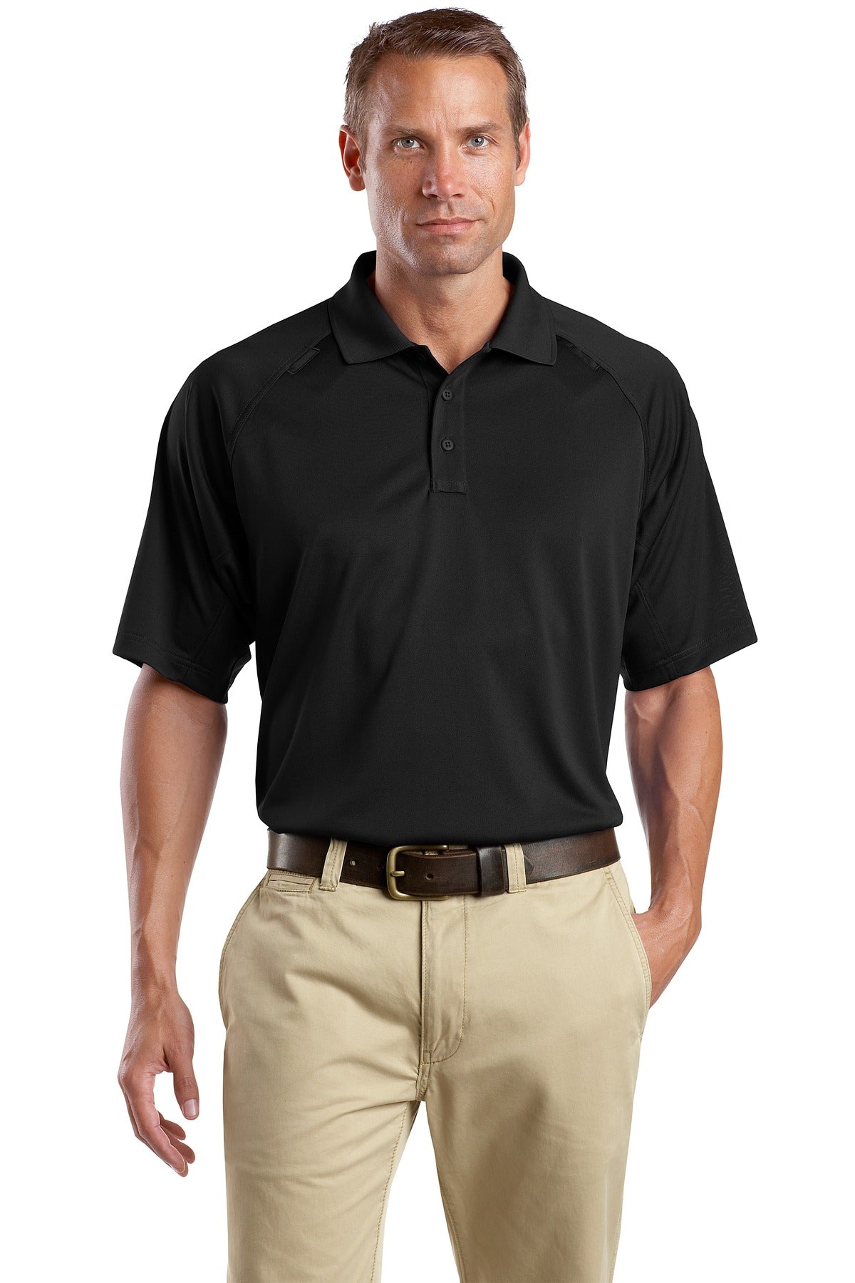 CornerStone - Select Snag-Proof Tactical Polo. CS410 - Black