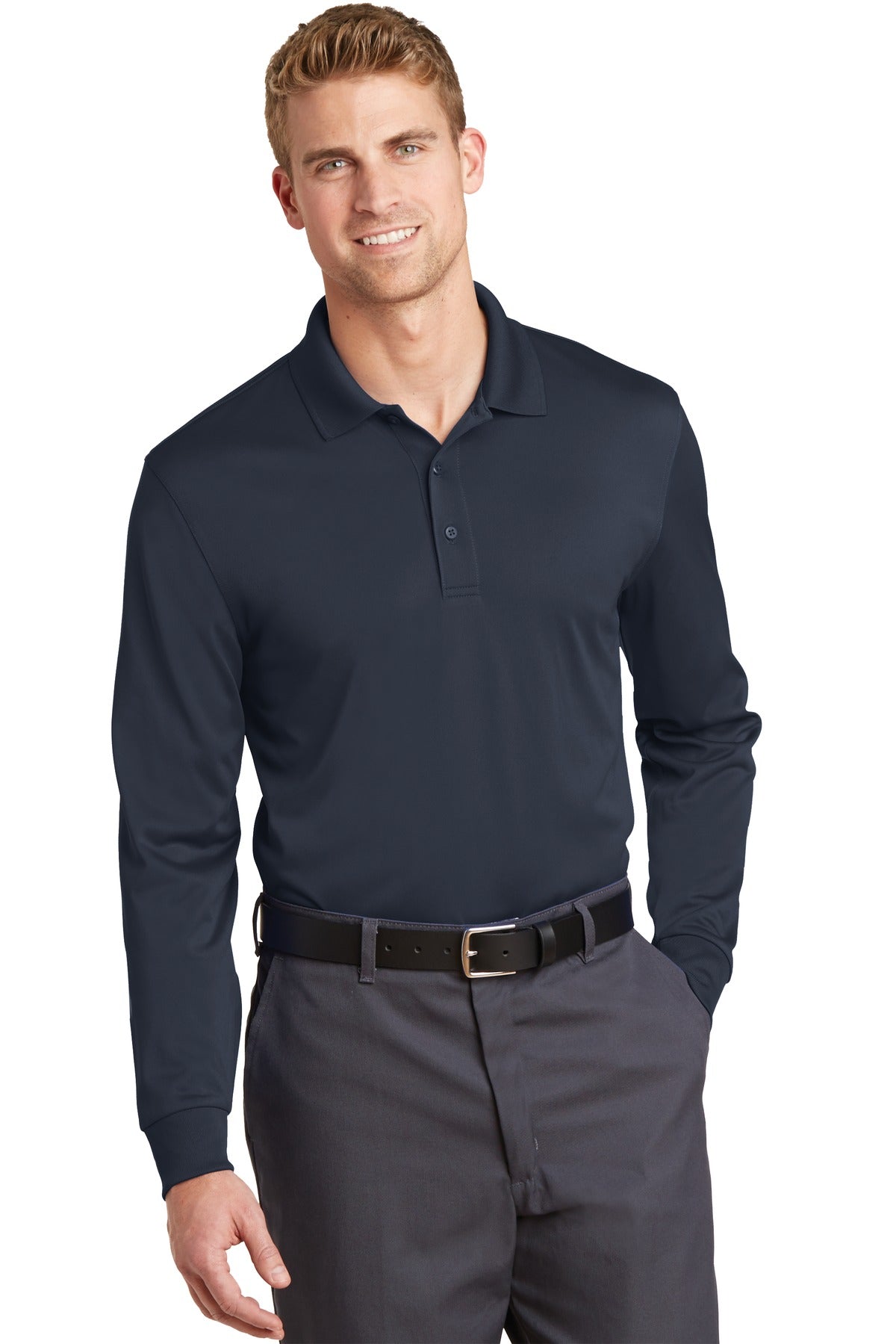 CornerStone  Select Snag-Proof Long Sleeve Polo. CS412LS