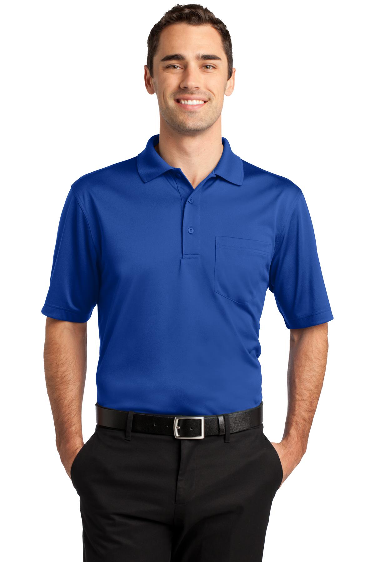 CornerStone  Select Snag-Proof Pocket Polo. CS412P