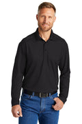 CornerStone Select Lightweight Snag-Proof Long Sleeve Polo CS418LS - Black