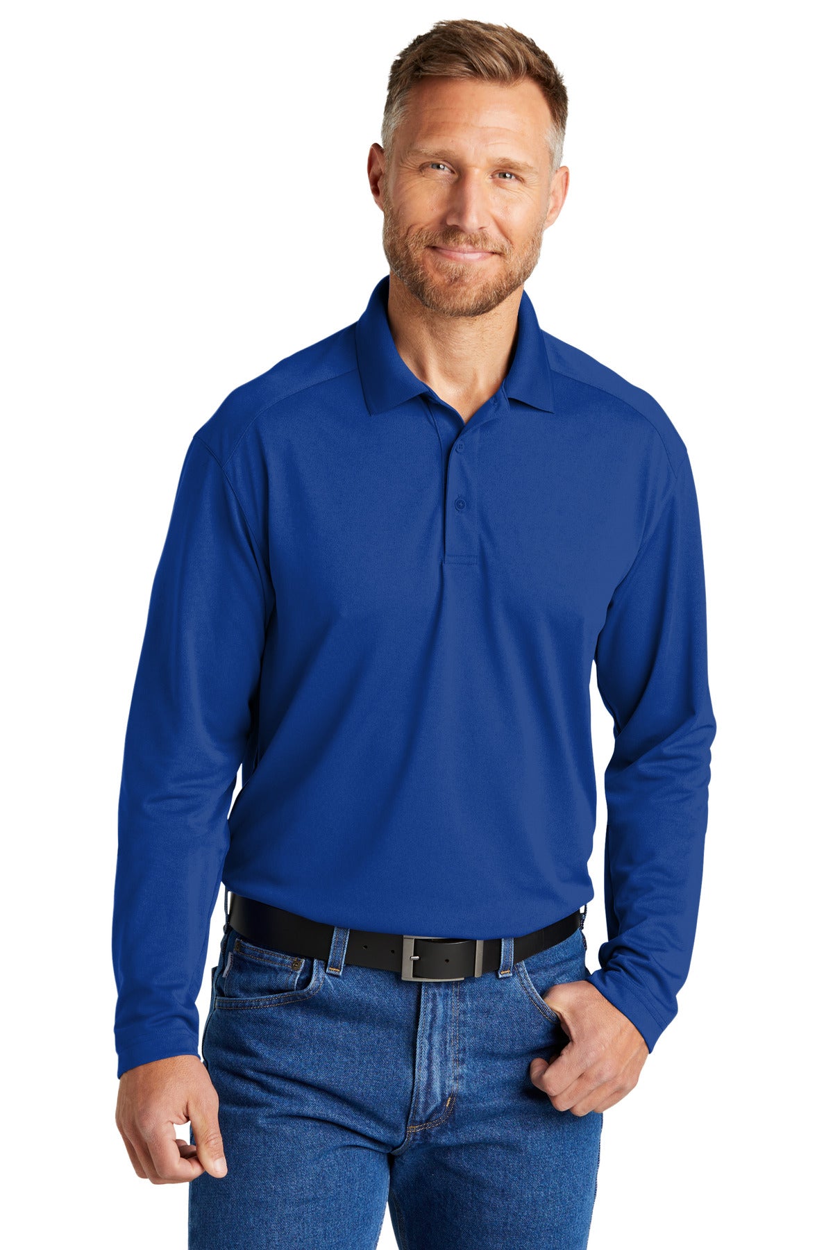 CornerStone  Select Lightweight Snag-Proof Long Sleeve Polo CS418LS