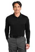 CornerStone Workwear Pro Tactical Long Sleeve Polo CS452LS - Black