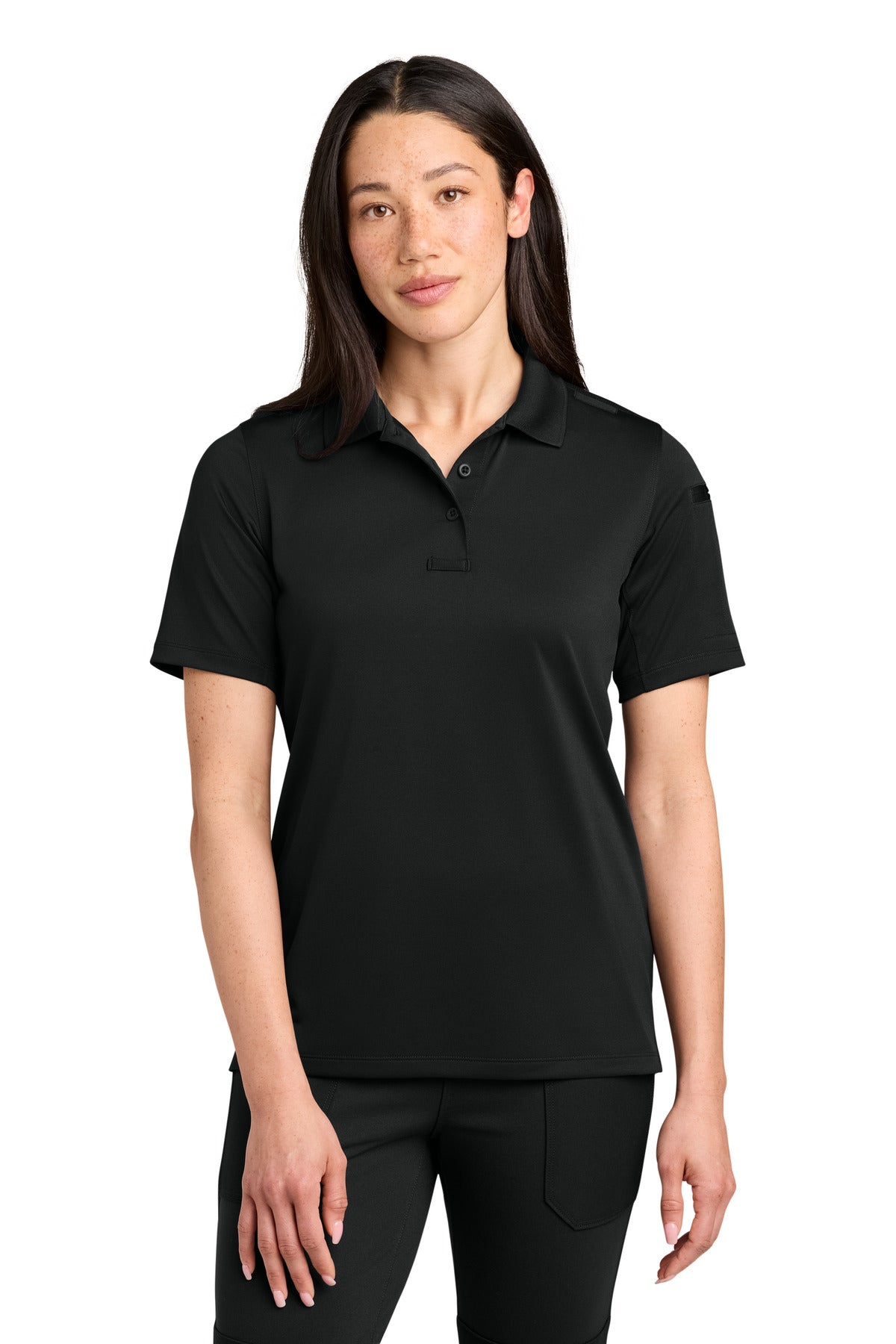 CornerStone Women's Workwear Pro Tactical Polo CS453 - Black