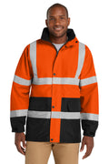 CornerStone - ANSI 107 Class 3 Waterproof Parka. CSJ24 - Safety Orange