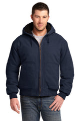 CornerStone  Washed Duck Cloth Insulated Hooded Work Jacket. CSJ41