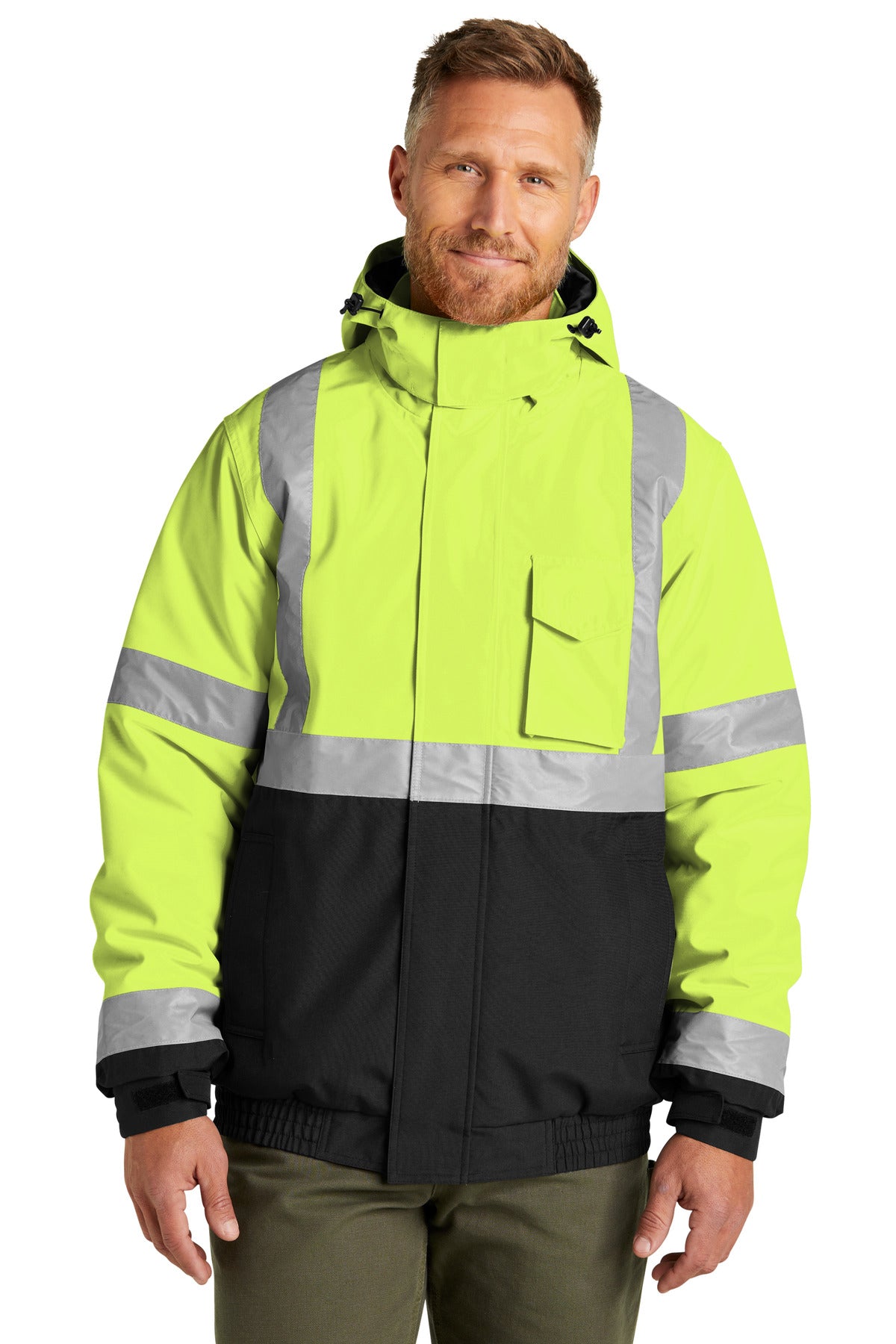 CornerStone  ANSI 107 Class 3 Economy Waterproof Insulated Bomber Jacket CSJ500