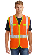 CornerStone - ANSI 107 Class 2 Dual-Color Safety Vest. CSV407 - Safety Orange