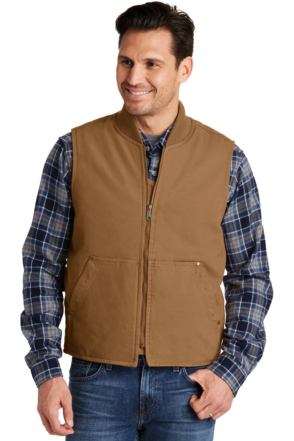 CornerStone  Washed Duck Cloth Vest. CSV40