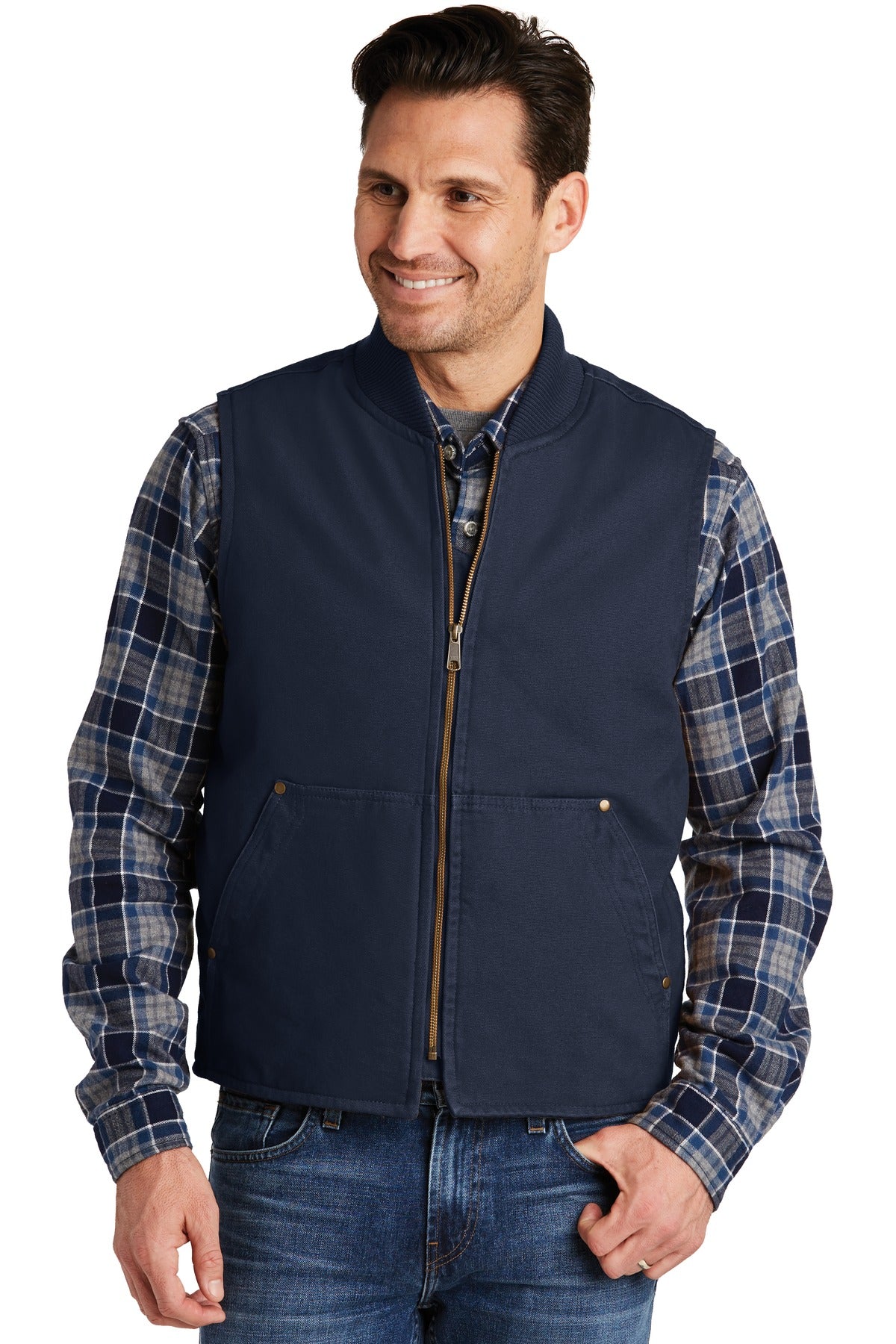 CornerStone  Washed Duck Cloth Vest. CSV40