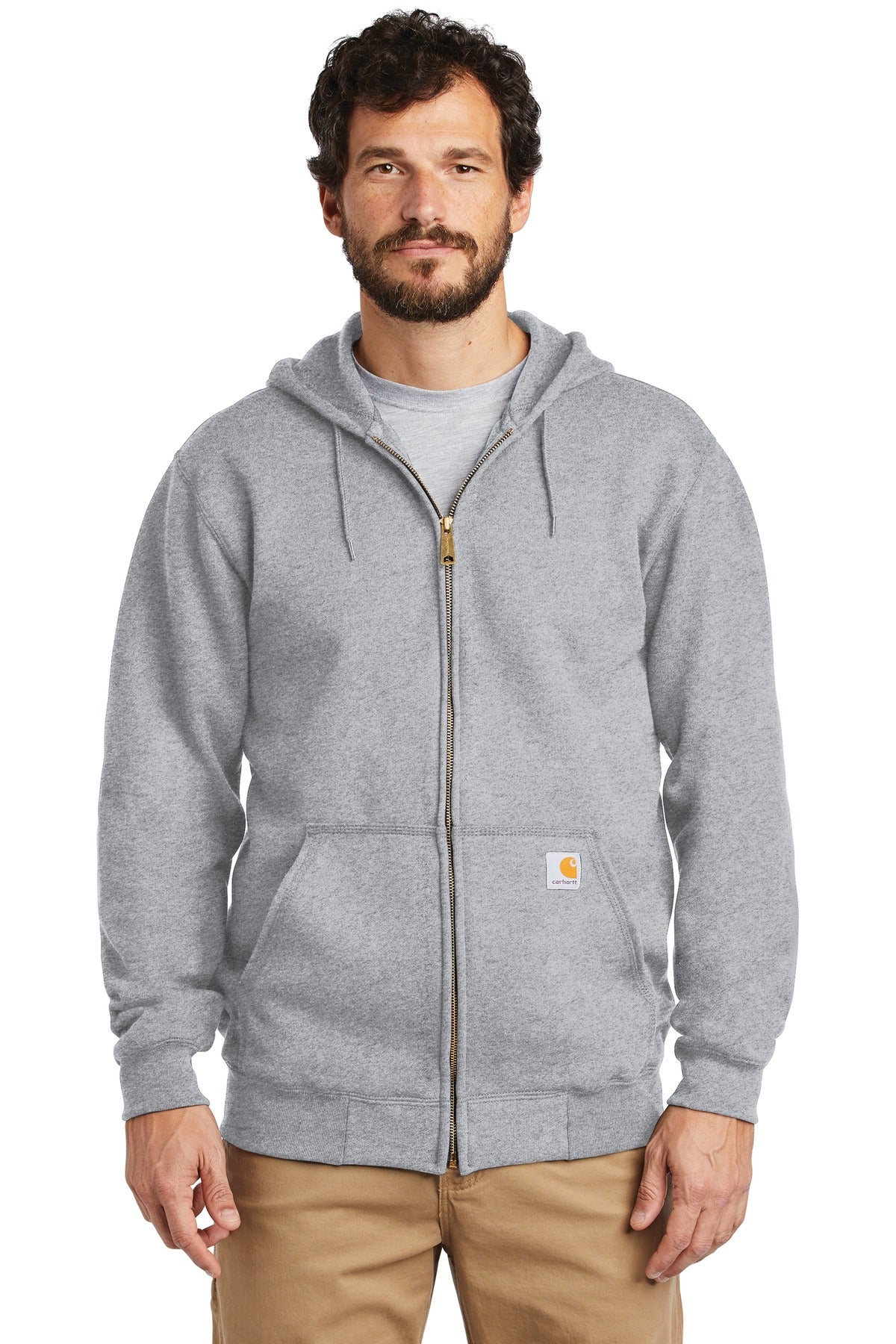 Carhartt   Midweight Hooded Zip-Front Sweatshirt. CTK122