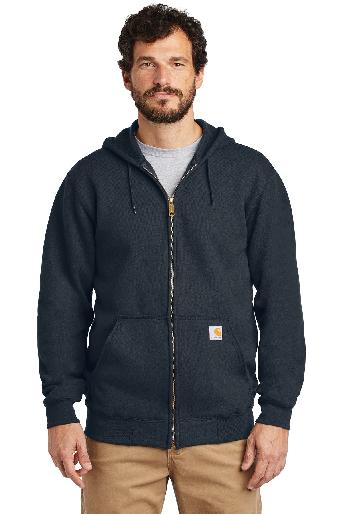 Carhartt   Midweight Hooded Zip-Front Sweatshirt. CTK122
