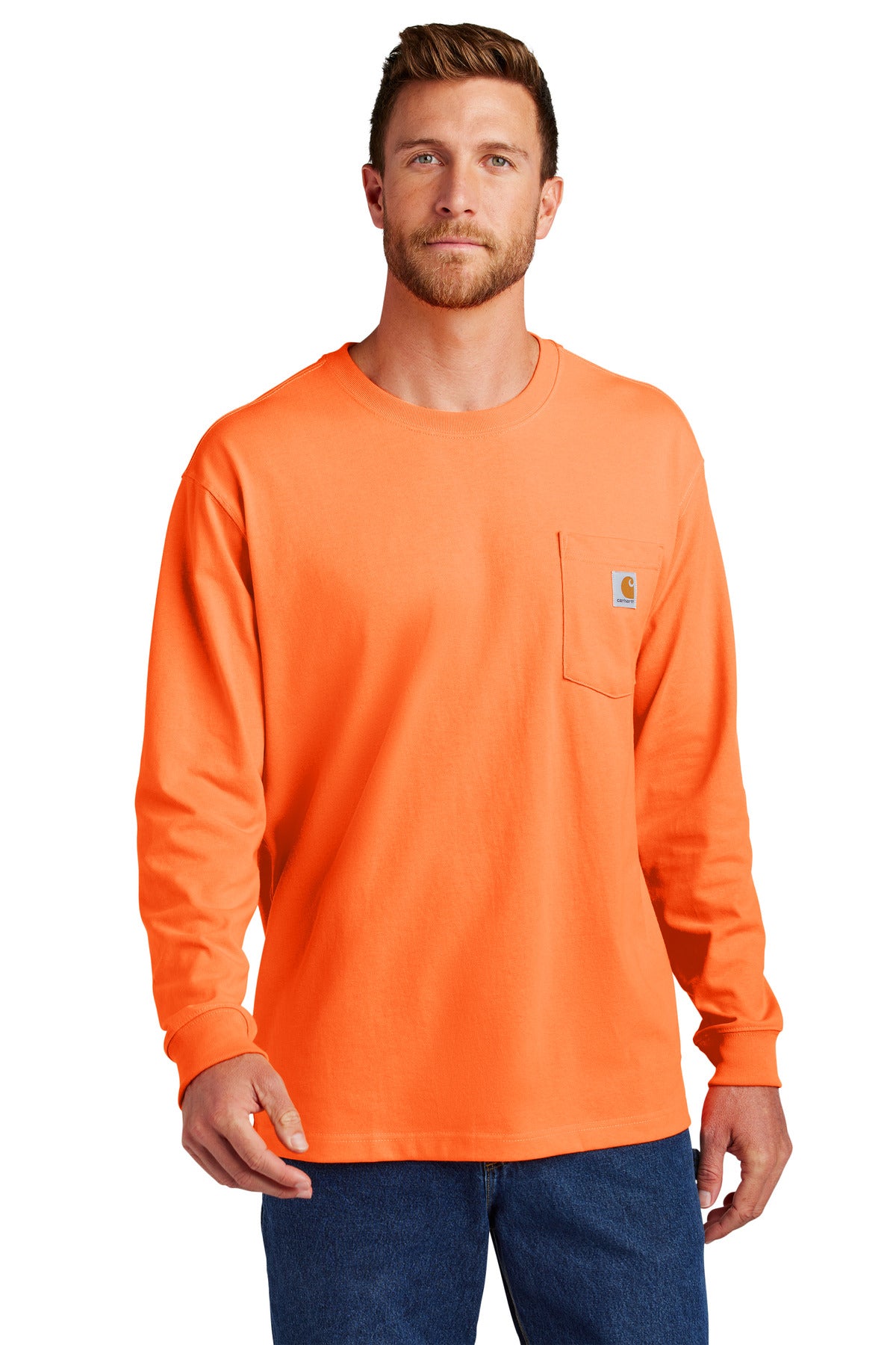 Carhartt   Workwear Pocket Long Sleeve T-Shirt. CTK126