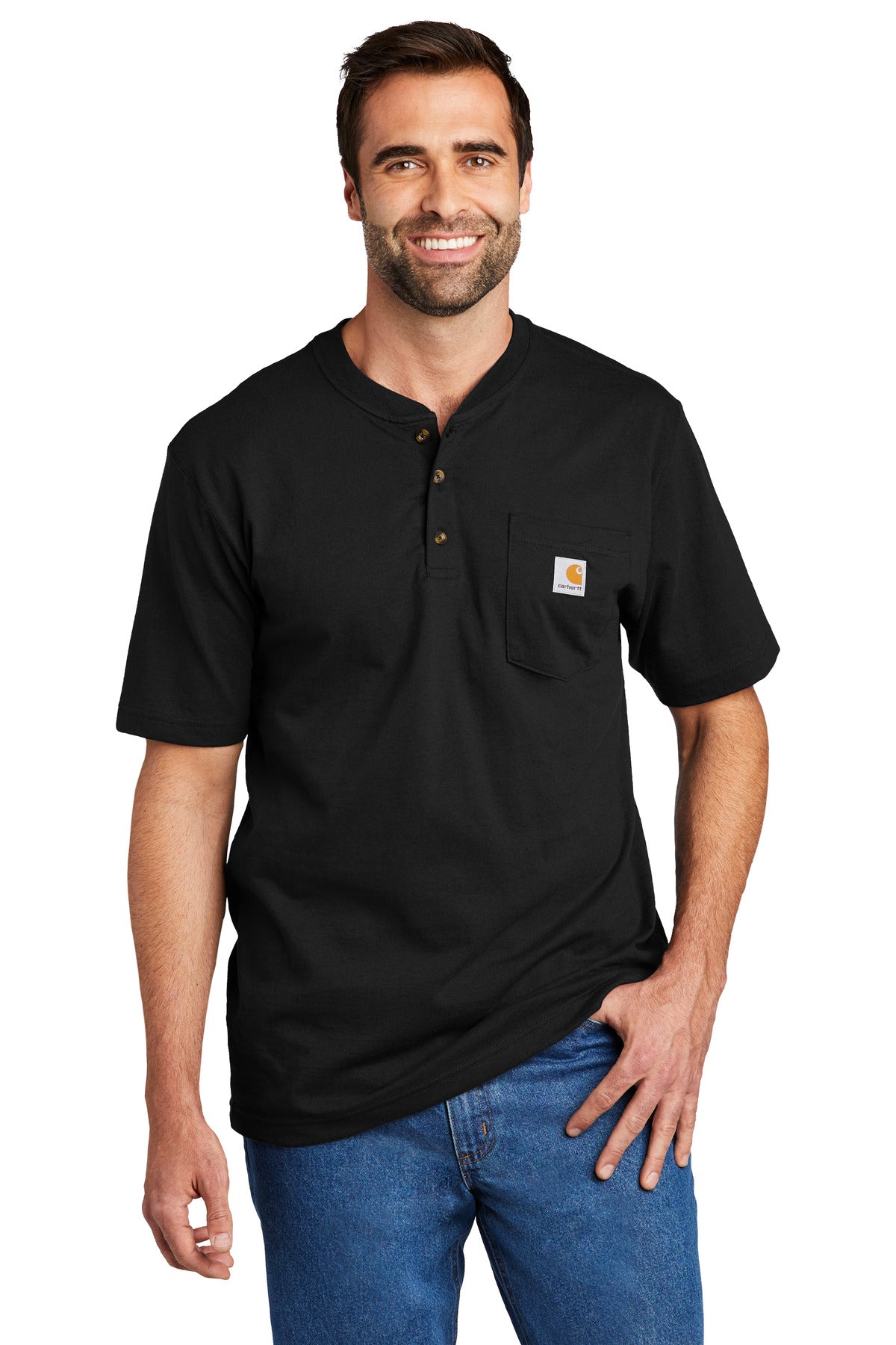 Carhartt  Short Sleeve Henley T-Shirt CTK84