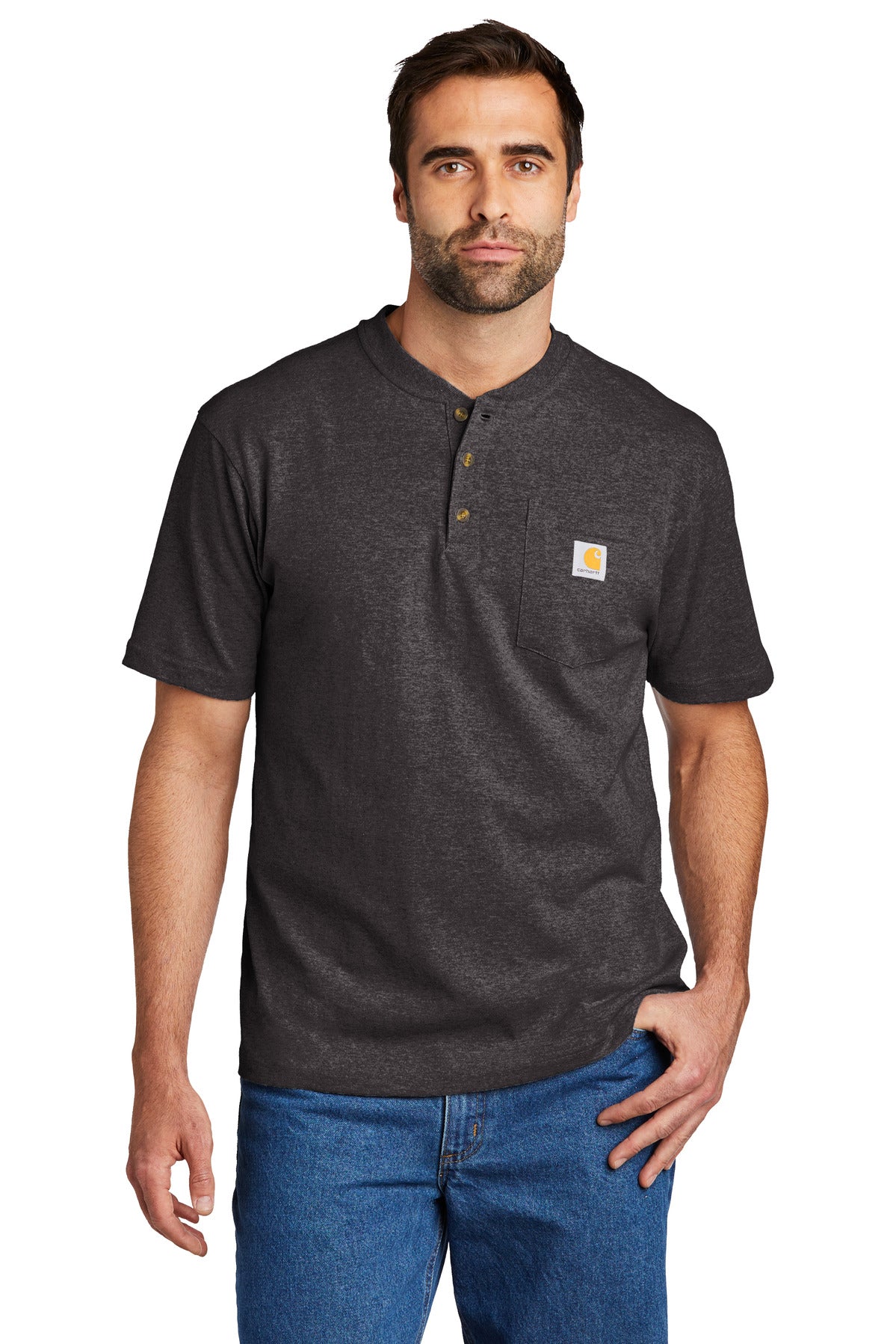 Carhartt  Short Sleeve Henley T-Shirt CTK84