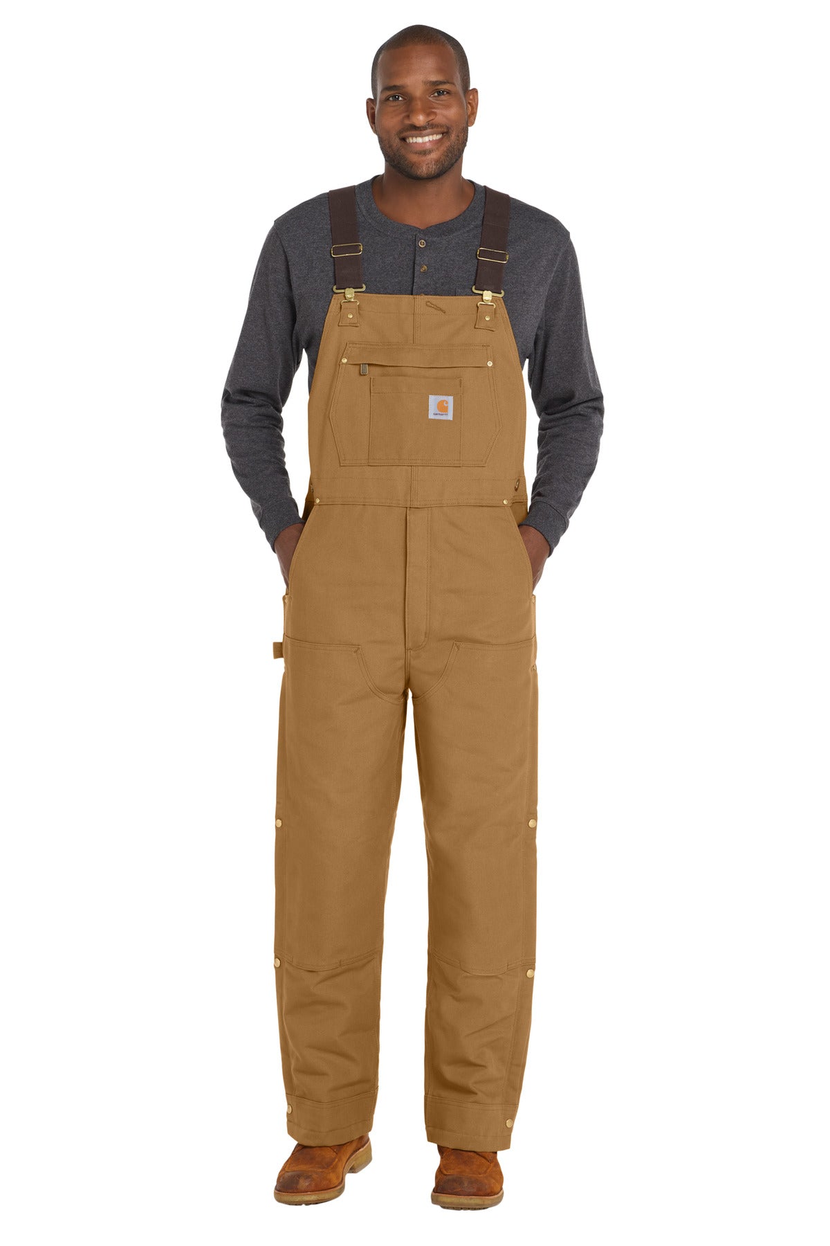 Carhartt  Short Firm Duck Insulated Bib Overalls CTS106672