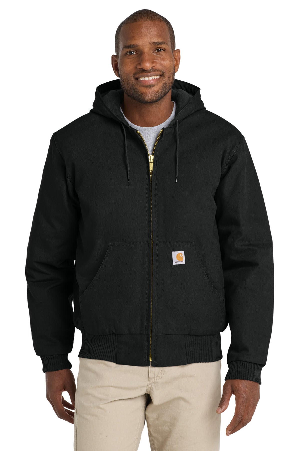 Carhartt   Tall Quilted-Flannel-Lined Duck Active Jac. CTT106677
