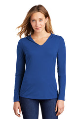 District  Women's Perfect Tri  Long Sleeve Hoodie. DM139L