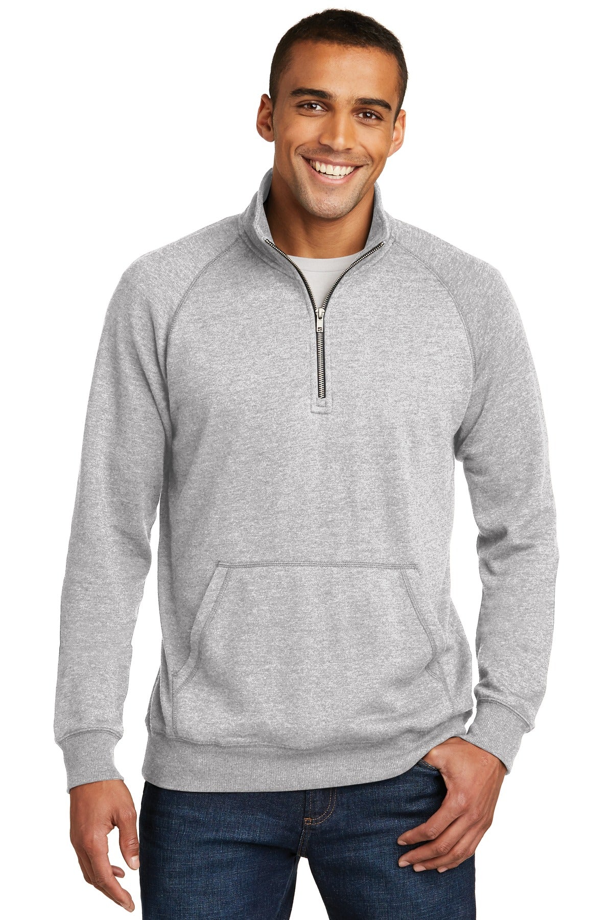 District  Lightweight Fleece 1/4-Zip. DM392
