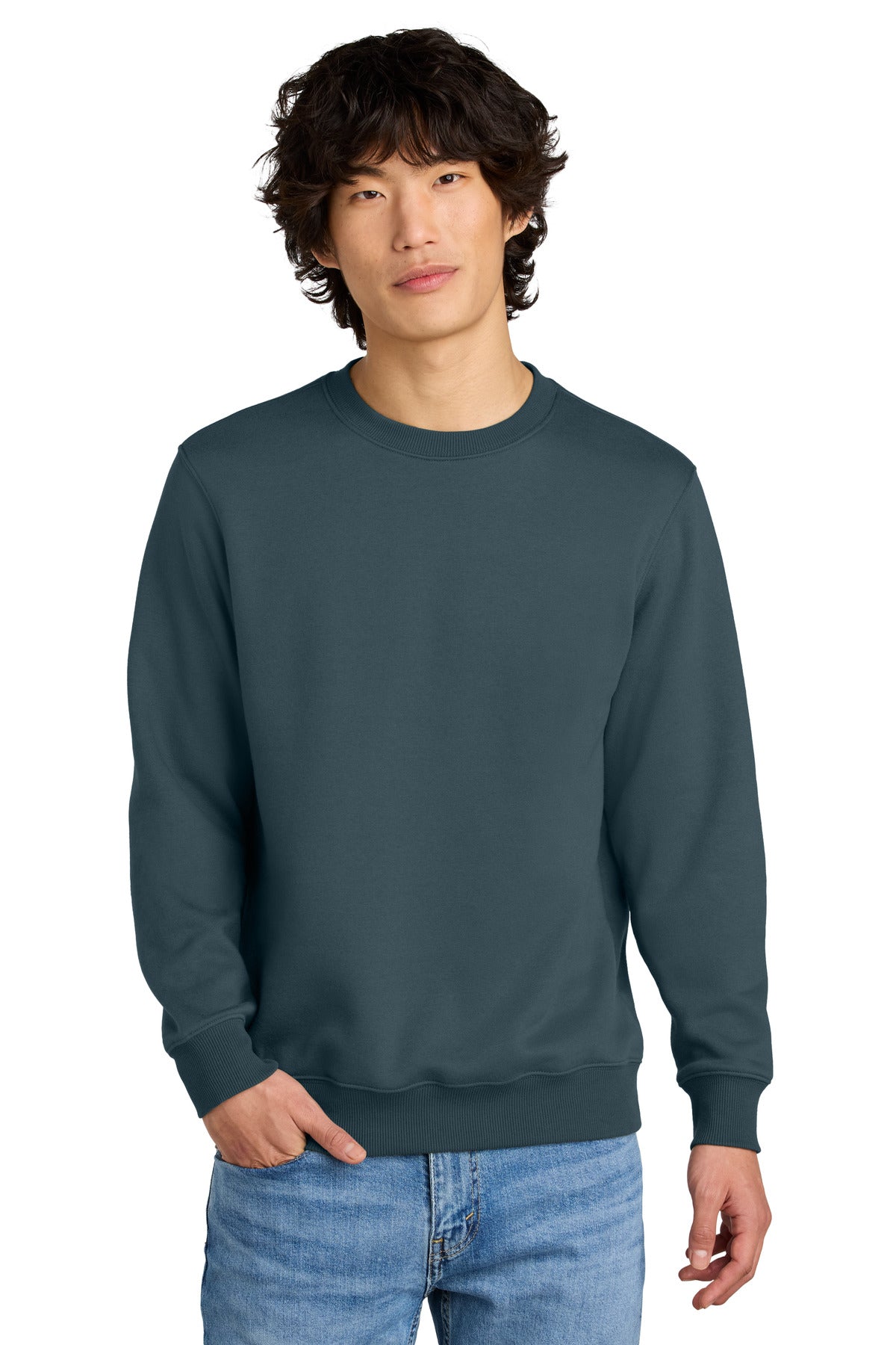 District  Perfect Weight  Fleece Crew DT1106