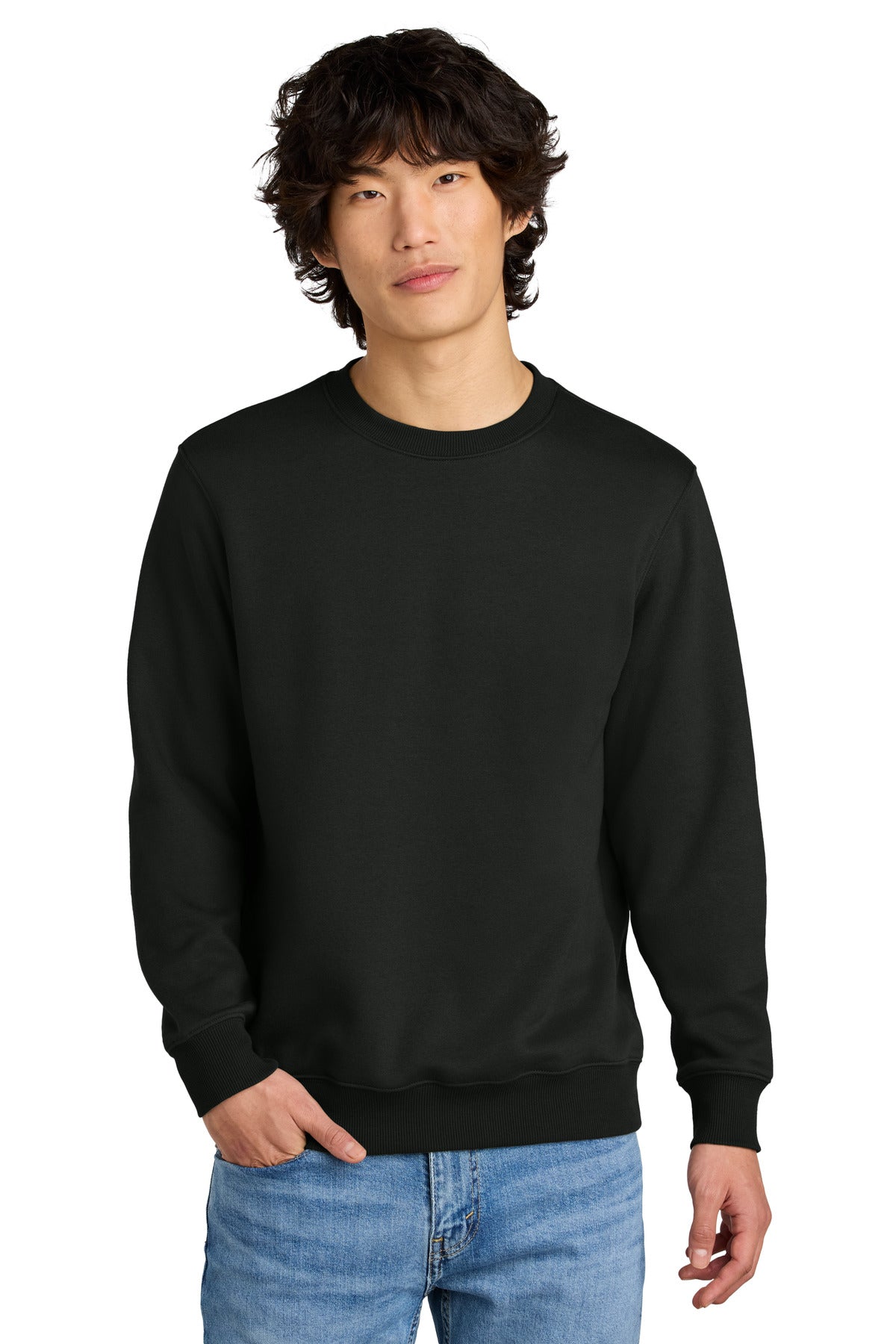 District  Perfect Weight  Fleece Crew DT1106