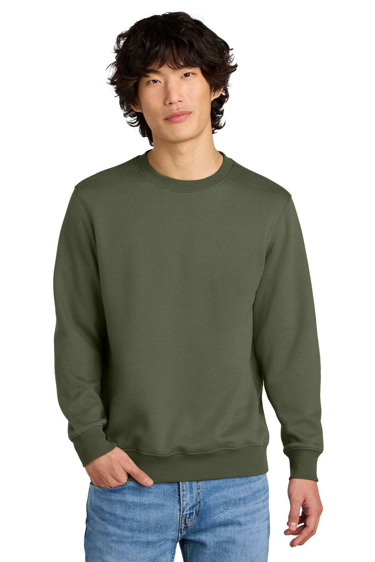District  Perfect Weight  Fleece Crew DT1106