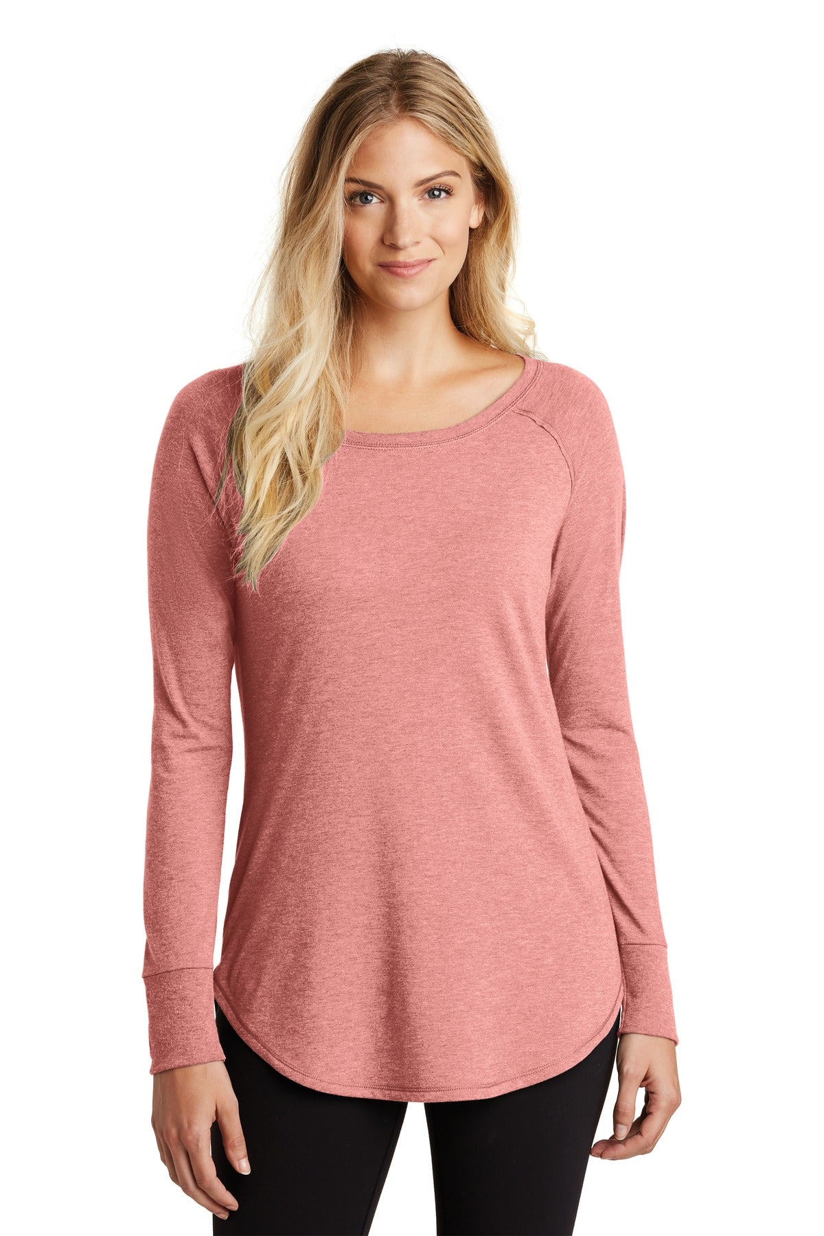 District   Women's Perfect Tri   Long Sleeve Tunic Tee. DT132L