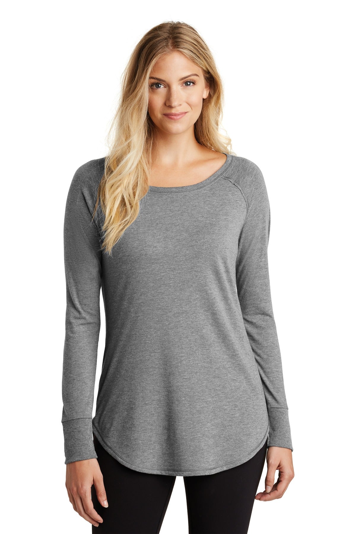 District   Women's Perfect Tri   Long Sleeve Tunic Tee. DT132L