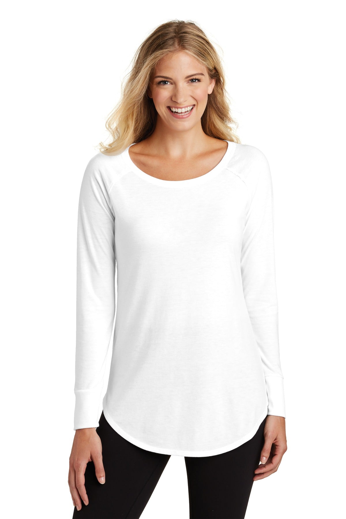 District   Women's Perfect Tri   Long Sleeve Tunic Tee. DT132L