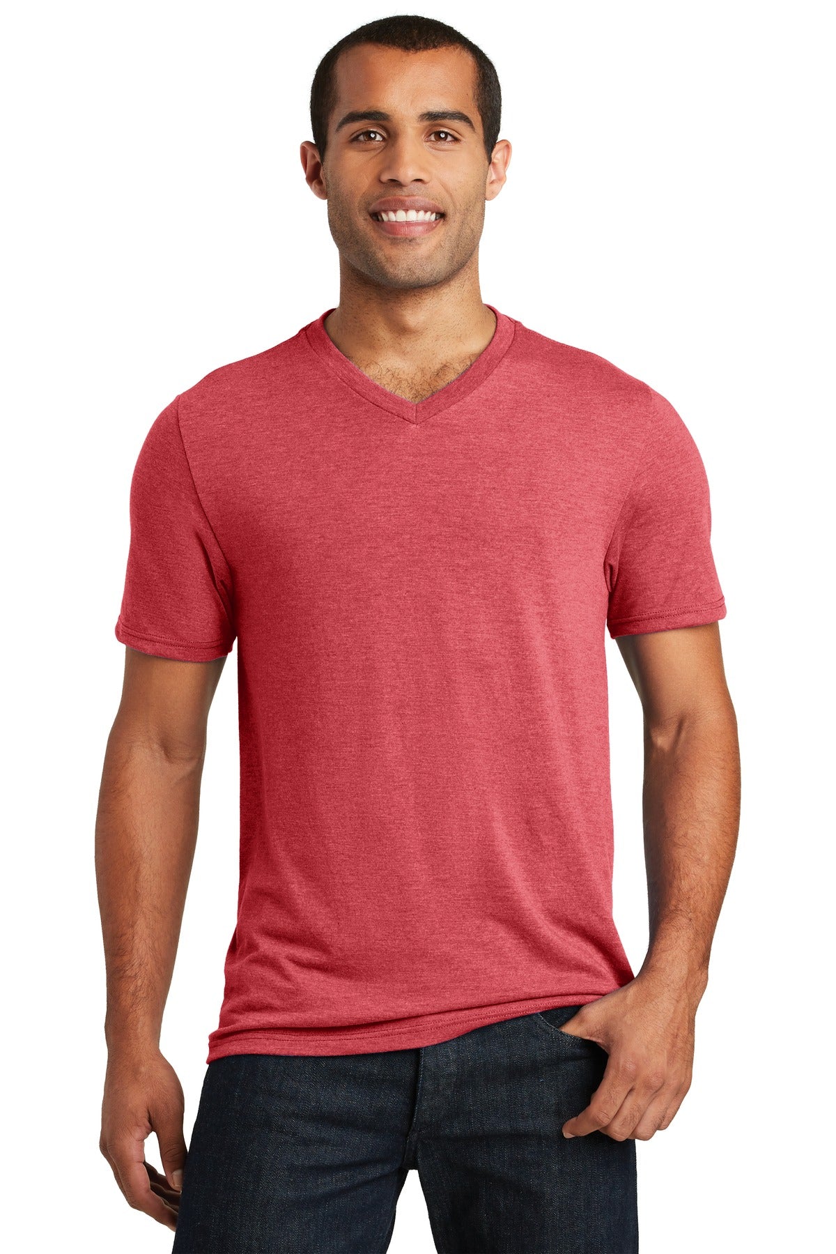 District    Perfect Tri  V-Neck Tee. DT1350