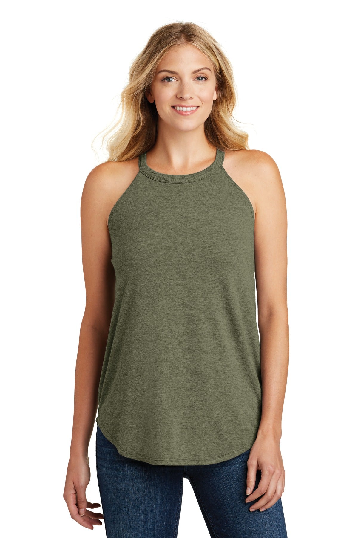 District    Women's Perfect Tri   Rocker Tank. DT137L