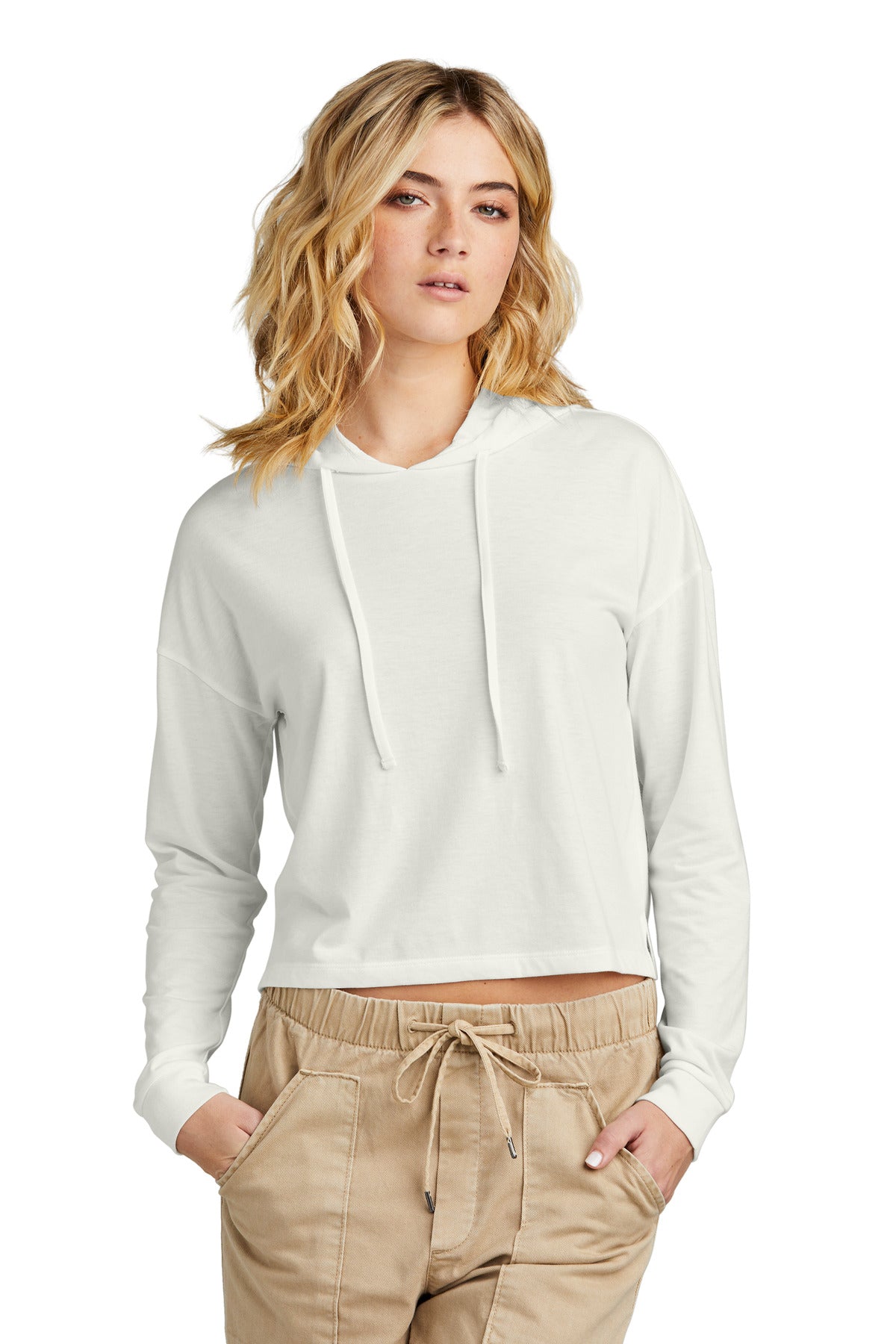 District  Women's Perfect Tri  Midi Long Sleeve Hoodie DT1390L