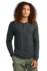 District  Perfect Tri  Long Sleeve Henley DT145