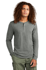 District  Perfect Tri  Long Sleeve Henley DT145