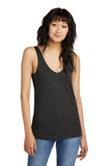 District  Women's Perfect Blend  CVC V-Neck Tank DT154