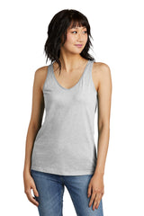 District  Women's Perfect Blend  CVC V-Neck Tank DT154