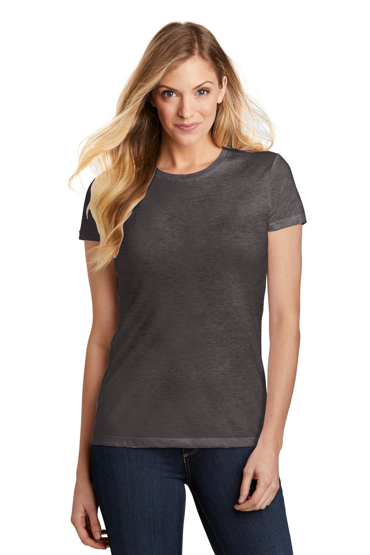 District   Women's Fitted Perfect Tri   Tee. DT155