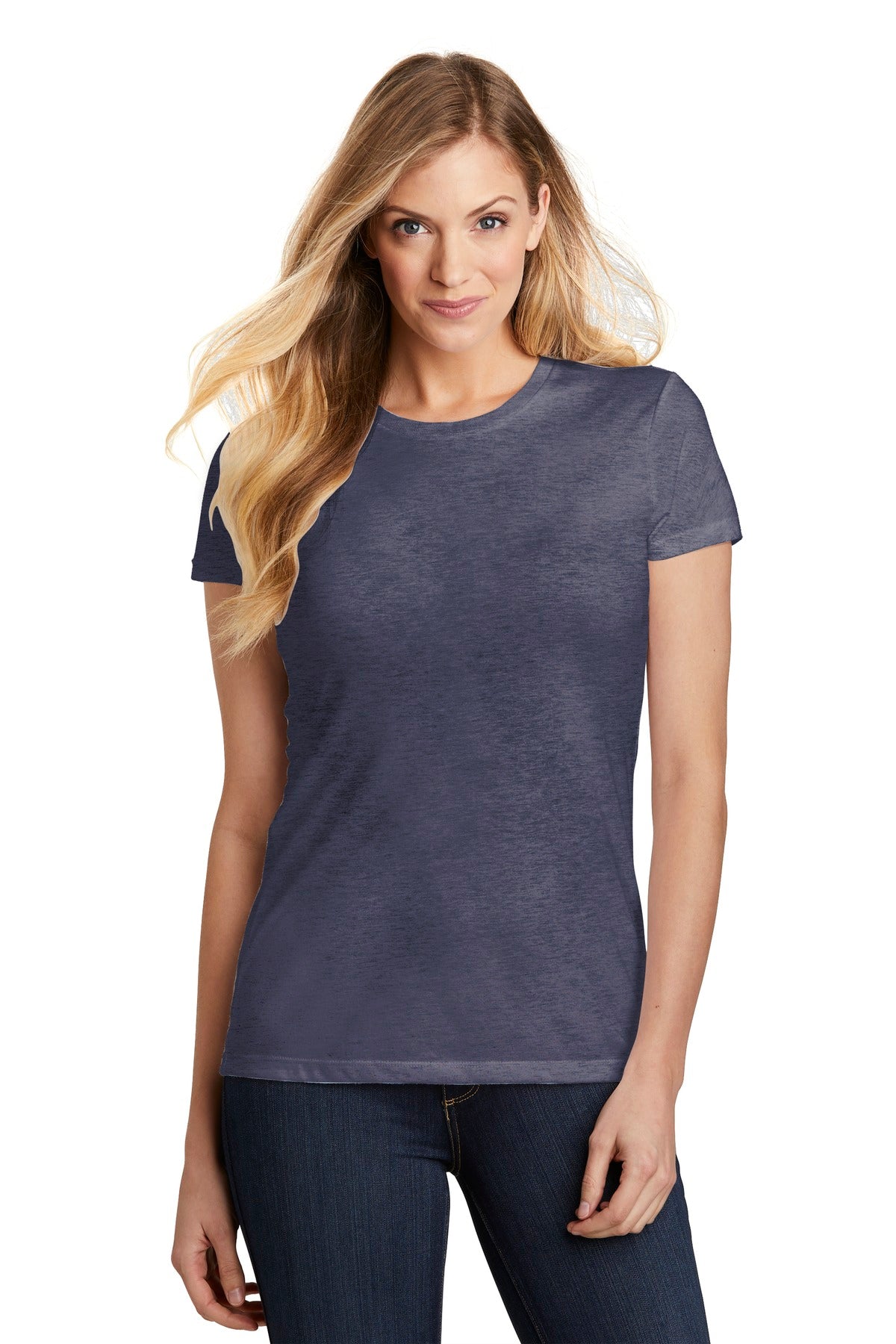 District   Women's Fitted Perfect Tri   Tee. DT155